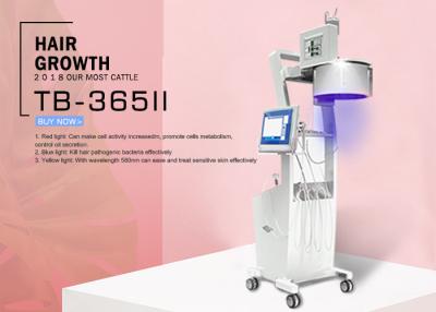 China Vertical Hair Loss Treatment Therapy / Laser Hair Growth Machine With Skin Analyzer for sale