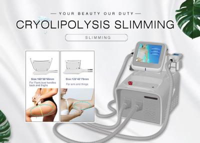 China Two Handles Working Treatment Cryolipolysis Slimming Machine -15-5℃ Cooling Tempareture for sale