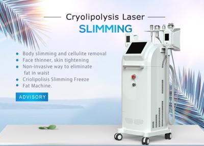 China Water + Air Cooling  10.4 Inch Cryolipolysis Slimming Machine With 5 Handles 1800W for sale