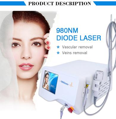 China Air Cooling 980 Nm Diode Laser Nail Fungus Removal With Ice Compress Hammer for sale