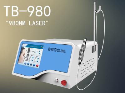 China Profesional 980nm Diode Laser Blood Vessels / Spider Vein Removal Machine for sale