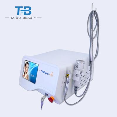 China Portable 980 nm Diode Laser Spider Vein Removal Machine With Ice Compress for sale