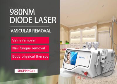 China Physical Therapy Laser Vascular Removal 980nm Diode Laser Vein Removal Nail Fungus Removal Machine 40w for sale