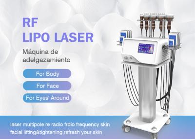 China radiofrequency body sculpting lipo laser rf vacuum cavitation slimming machine / lipo cavitation machine for sale