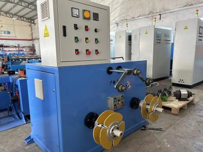 China High Speed Wire Coil Making Machine , 630 Double Head Cable Coil Machine for sale