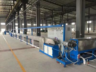 China High Speed 150 Cable Extrusion Line 0-5kv PVC / PE Extruder Machine For 4*300 for sale