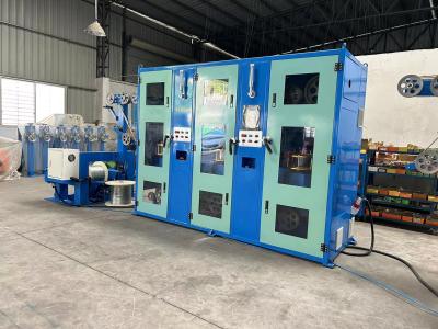 China Single Double Thriple Layer Electric Cable Tapping Machine With Yaskawa Inverter for sale
