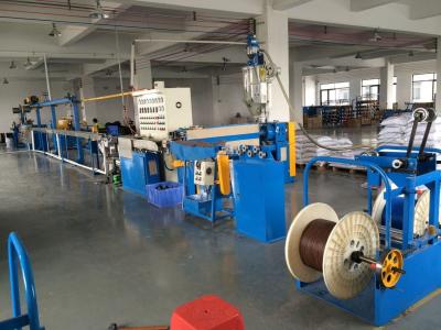 China Plastic PVC Cable Extruder Extrusion Making Machine For House Cable 1.5 2.5 for sale