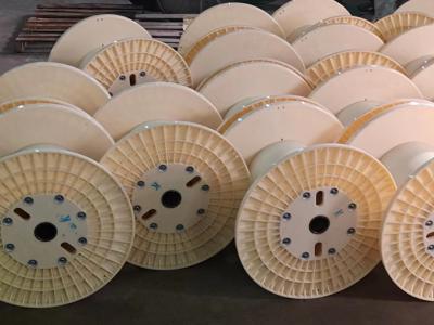 China Customized ABS Plastic Wire Spool 300mm Bobbin Drum For Cable Wires for sale