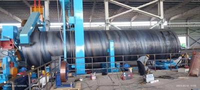 China Q235 Q355 X60 X70 X80 Spiral Welded Pipe Making Machine / Welded Tube Mill Machine for sale