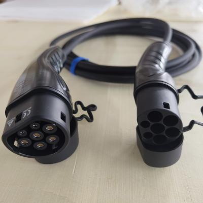 Chine Type 2 to Type 2 Silver Plated Brass 2000V 3.5kw 7kw 11kw 22kw Portable EV Charger Cable Car Electric Vehicle Charging à vendre