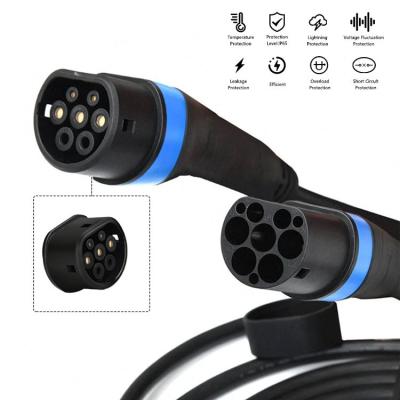 China Silver Plated Brass 16A 1 Phase 3.5KW Electric Vehicle Charging AC EV Charger Cable 32A 7KW Car EV Cable for sale
