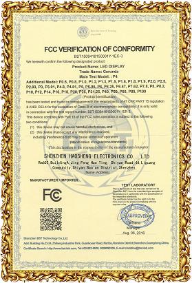 FCC Verification Confomity - Shenzhen 3U View Co., Ltd