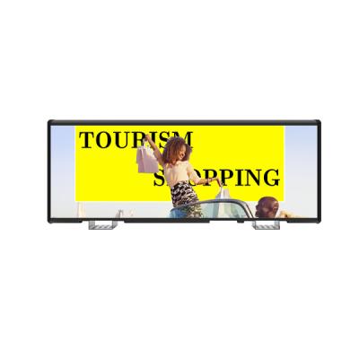 China P2 DOOH Media Screen Double-sided Taxi Top LED Display Waterproof Taxi LED Sign for sale