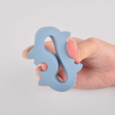 China CPC 10 Stück Silikon Bausteine Kinder Silikonspielzeug Morandi Blau zu verkaufen