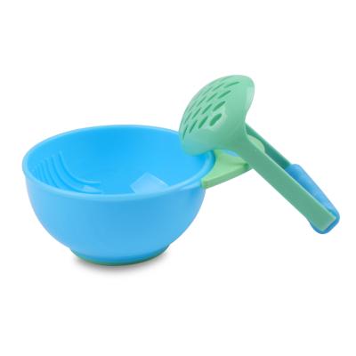 China Round BPA Free Silicone Nutritional Bowl Weaning Suction Bowls for sale
