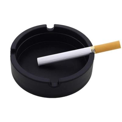 China Black Silicone Ashtray Eco Home Use Durable And Long Lasting for sale
