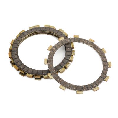 China Rubber Motorcycle Clutch Plate OEM Iron Friction Clutch Plate Kits For Suzuki AX100 for sale