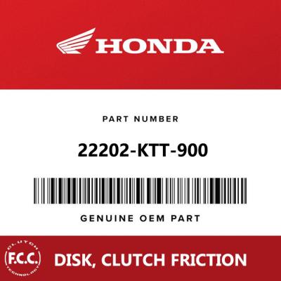 China Motorcycle FCC Clutch Plate Friction Disk Lining 22202-KTT-900 For Honda KTT for sale