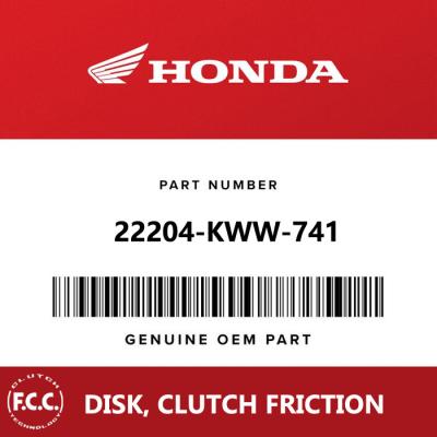 China Honda FCC Clutch Plate Disc Friction Plate For KWW WAVE110  NBC110 for sale