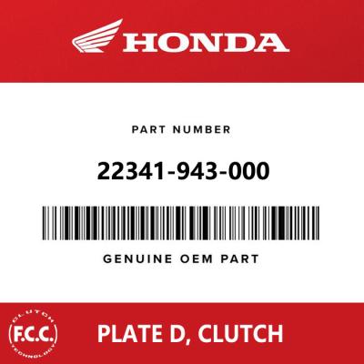 China OEM Motorcycle Steel Clutch Iron Plate For Honda CT110, 22341-943-000 for sale