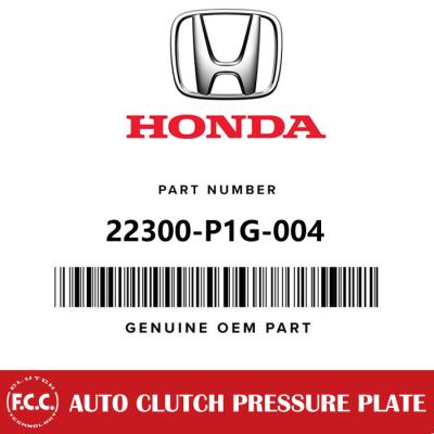 Chine FCC Genuine MT Dry Auto Clutch Pressure Plate For Honda Civic, 22300-P1G-004 à vendre