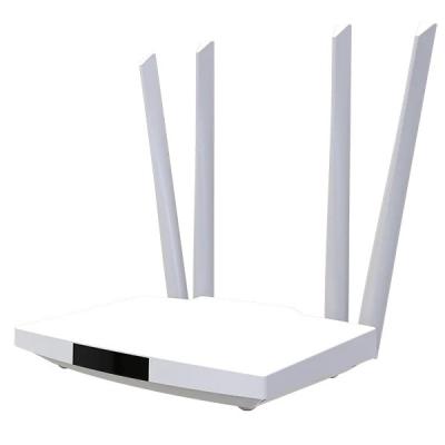 China White 4G LTE CPE Dual WiFi Router New Household Speed Internet Modem VPN Firewall Functions 300Mbps Max LAN Data Rate Sim Card for sale