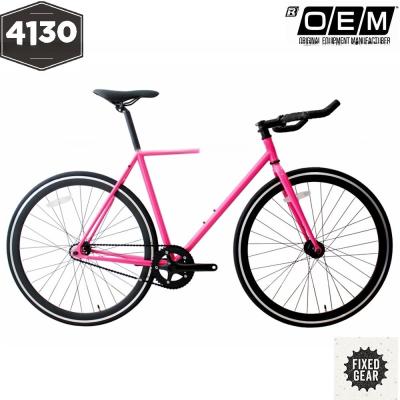 China 4130 Steel Frame 700c Single Speed Fixed Gear Bicycle for End Performance Efficiency for sale