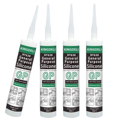 China OEM ODM Black Translucent Silicone Sealant For Indoor Decoration Engineering for sale