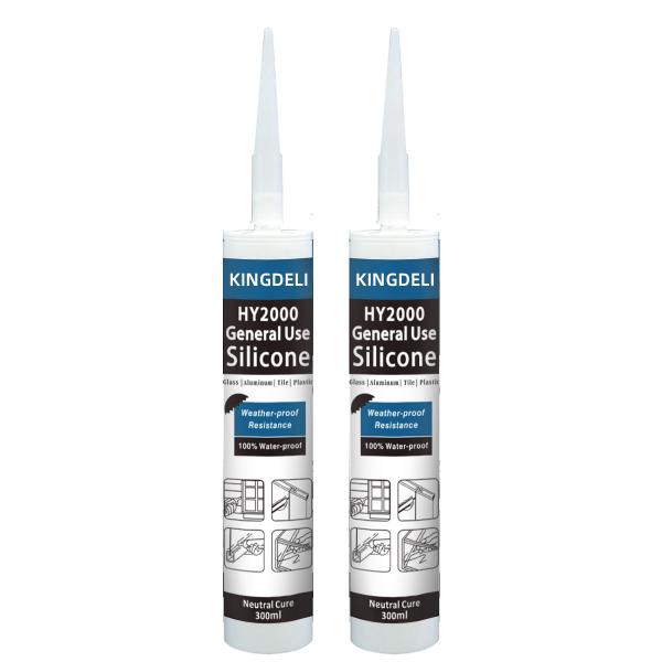 Quality 280ml Clear GP Neutral Silicone Sealant For Glass​ Multifunctional for sale