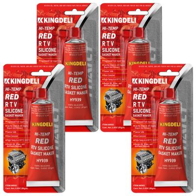 China Red Black RTV Silicone Gasket Colored Exterior Caulk for Bathroom for sale