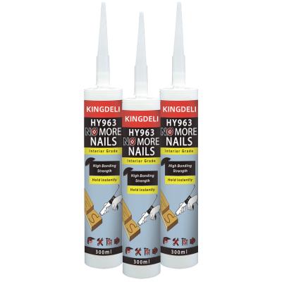 China ODM Exterior Waterproof Caulk Clear Paintable Silicone for MDF board for sale