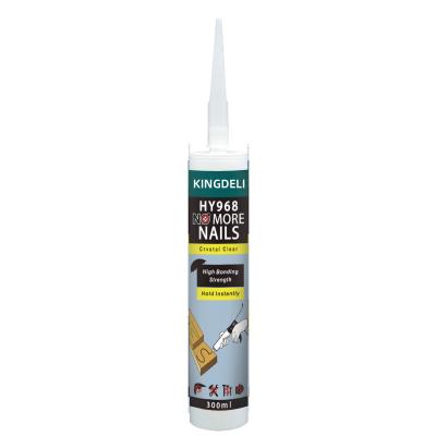 China MS Polymer Heat Resistant Construction Adhesive Waterproof Clear Caulk ODM for sale