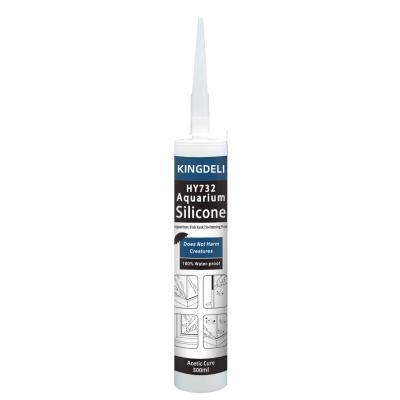China Acetic Window Sealant Caulk Silicone Clear Waterproof 600ml for sale