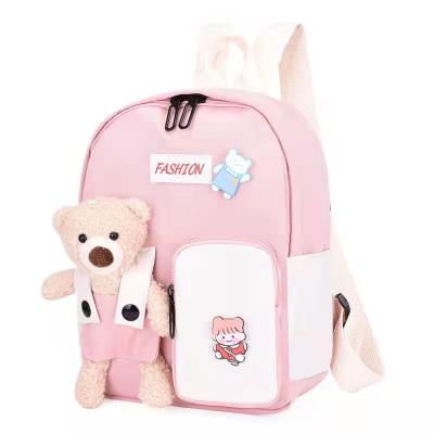 China Baby Cartoon Plush Kids School Backpacks Polyester Lining for sale