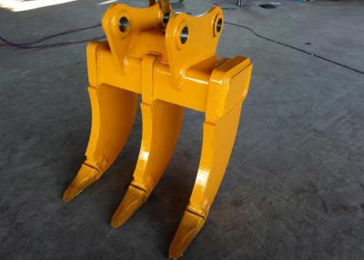 China Yellow Multi Ripper Bucket Three Shank Leg Komatsu PC200 Material Recyling Purpose for sale