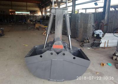 China Professional Hydraulic Grapple Attachment , Hydraulic Grab Bucket  Double Cylinders for sale