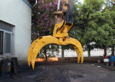 China Komatsu PC200 Excavator Demolition Attachments Scrap Material Handling Large Load for sale