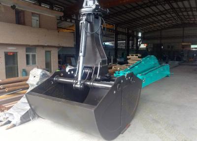 China Kobelco SK380 Excavator Grab Attachment 3.0 Cum Bucket Capacity Worm Rotating for sale