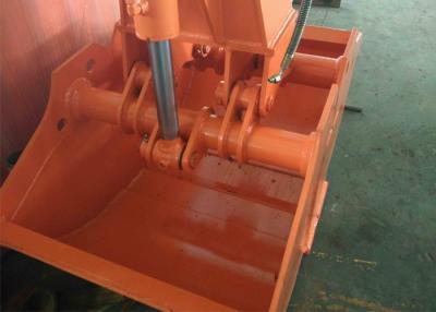 China Orange Color Excavator Rotating Grapple 360 Degree Design With Planetary Pump for sale