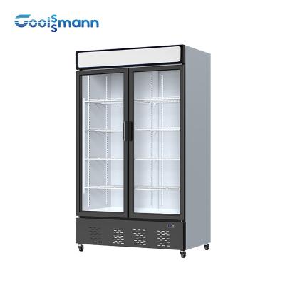 China Automatisch entfrosten Sie kühleren Glaskühlschrank, 942L Glas Front Beverage Fridge zu verkaufen
