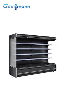 China Front Open Air Curtain Fridge for sale