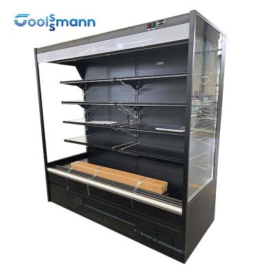 China Single Temperature Open Showcase Chiller Refrigerated Beverage Display Case for sale