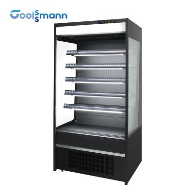 China Food Open Showcase Chiller Supermarket Automatic Defrost Display Cabinet for sale