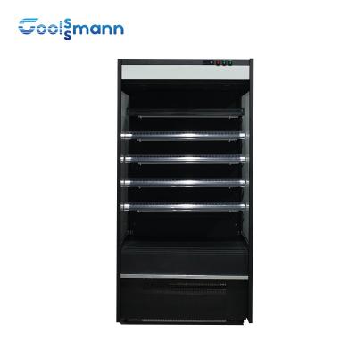China o refrigerador aberto da exposição do supermercado 1900L, automóvel degela a mostra comercial do refrigerador à venda