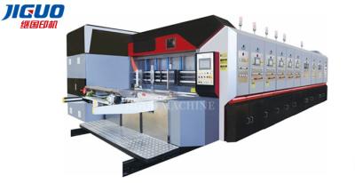 China Vacuum Transfer Flexo Printing Machine Printing Slotting Rotary Die Cutter Machine for sale
