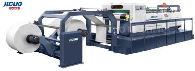 China JIGUO ZWC-1400-2 Paper Roll Cutting Machine 2 Roll for sale