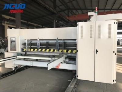 China Farbdrucker hoher Geschwindigkeit zwei JIGUO FMZ-2200*900 und Stempelschneiden und Kerben mit Stapler Flexo-Druckmaschine zu verkaufen