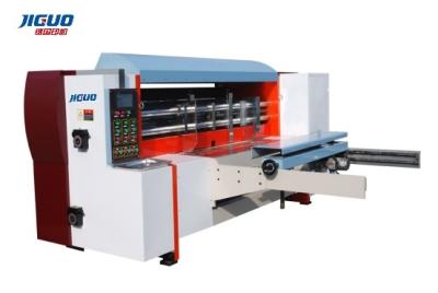 Chine Carton de découpage automatique Flexo de carton de machine de Rotory de rebord avant imprimant l'entaillage à vendre