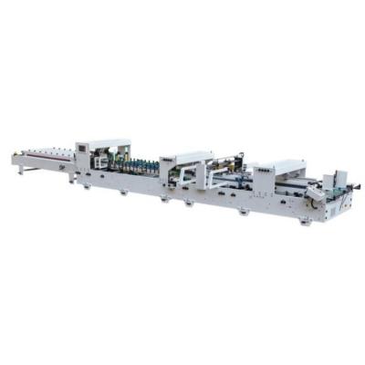 China 650 800 1100 Automatic Corrugated Folder Gluer Machine for sale